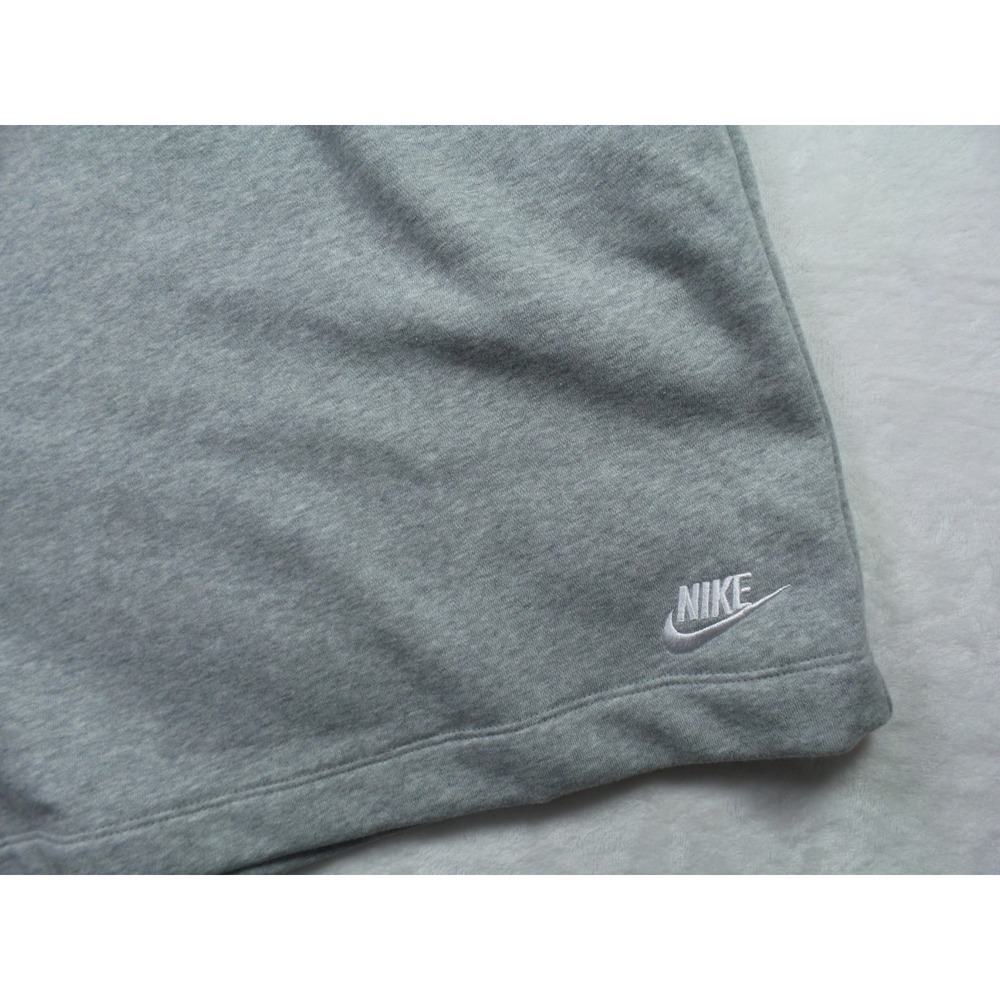 Nike Sportswear Shorts Womens 4X Gray Club Fleece Plus Mid Rise Standard Fit NWT - Picture 2 of 14